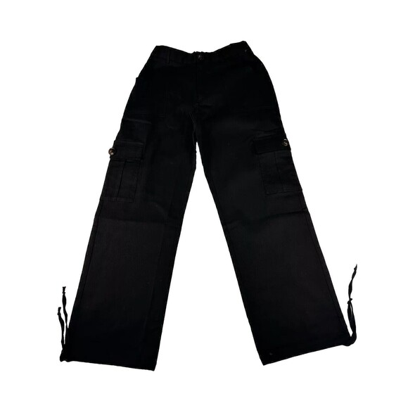 Lolocci Cargo Straight Leg Pants, Women's Size M, Black NEW MSRP $40.99 - Picture 1 of 11